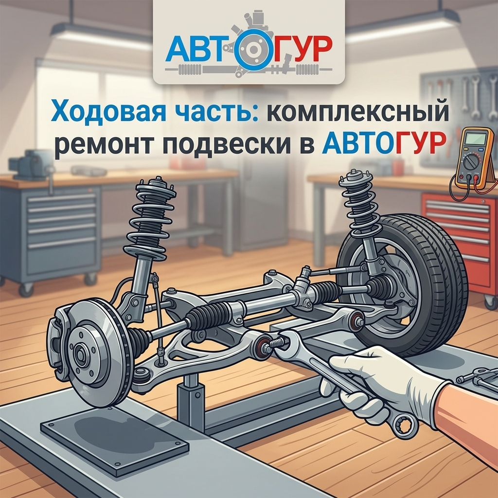 Ходовая часть: комплексный ремонт подвески в АВТОГУР