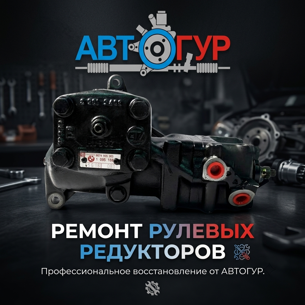 Ремонт рулевого редуктора грузового транспорта