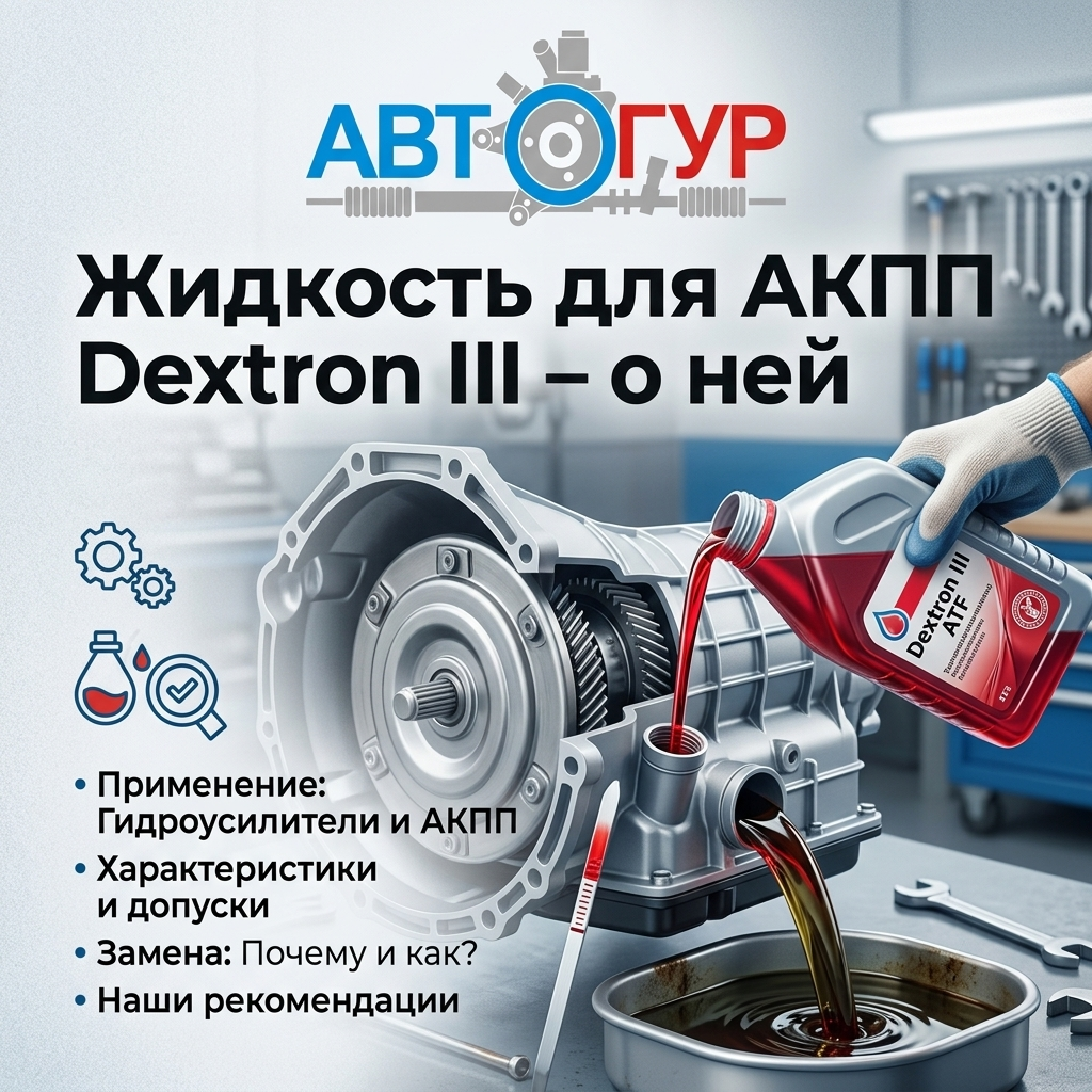 Жидкость для АКПП Dextron III – о ней